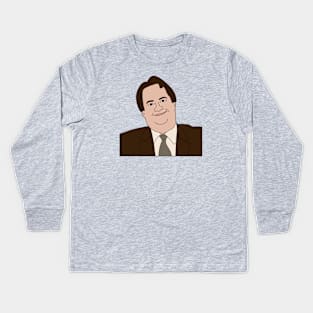 Kevin Malone Wedding Kids Long Sleeve T-Shirt